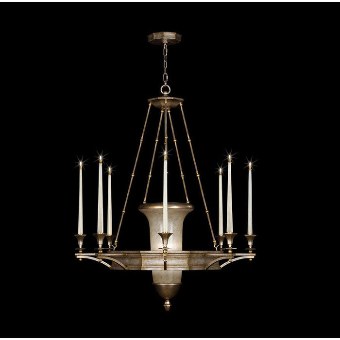 LAMP. COLGANTE CANDLELIGHT 21st CENTURY DORADO 11L G4 60W