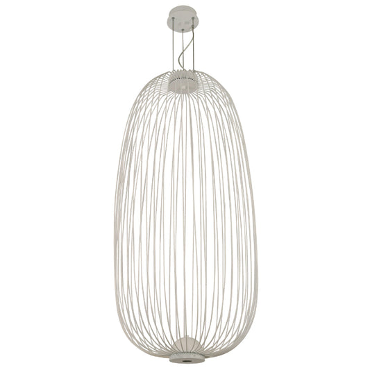 LAMP. COLGANTE BLANCO 1L GU10 50W