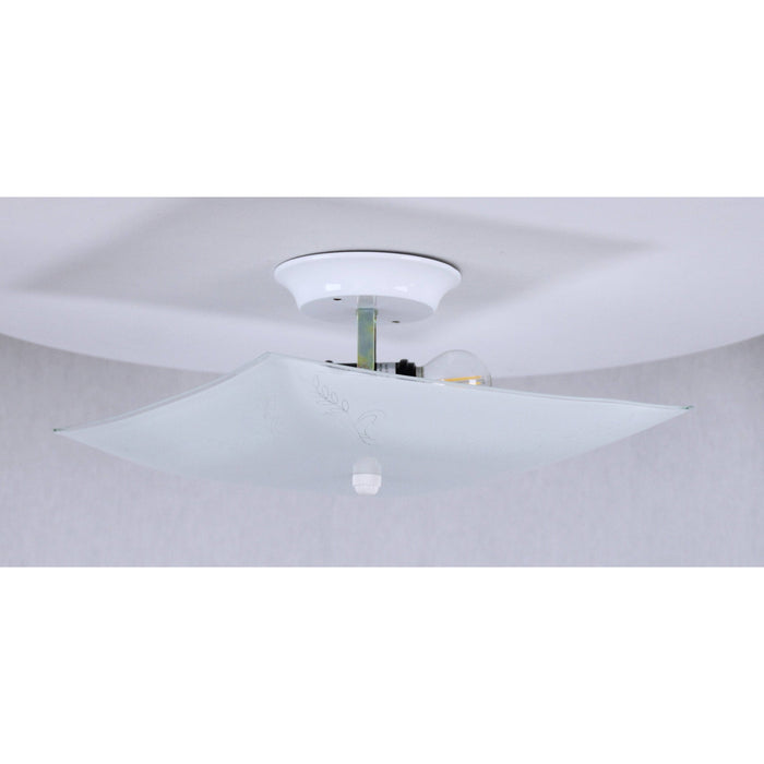 LAMP. TECHO BLANCO 2L E27 60W