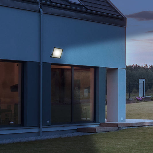 LAMP. LED EXT. REFLECTORA NEGRO 1L 100W 100-265V 3000K