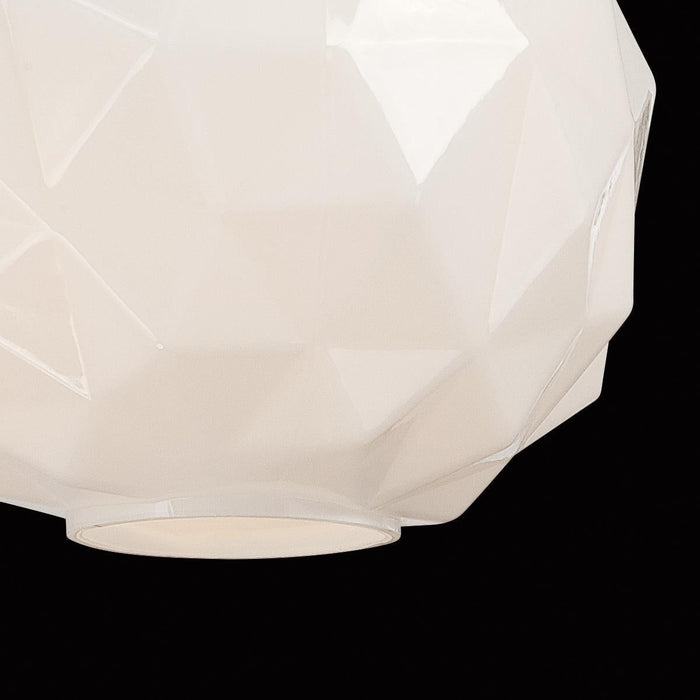 LAMP. COLGANTE STUDIO CROMO BLANCO 1L E26 100W