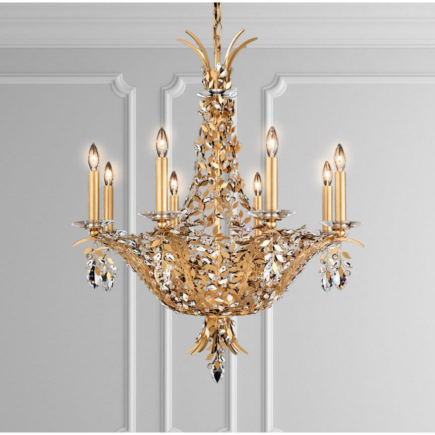LAMP. COLGANTE CRISTAL CHANDELIER AMITYS 8L E12 60W