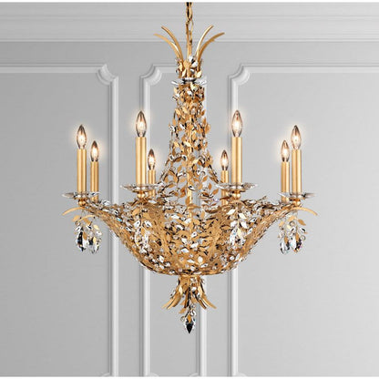 LAMP. COLGANTE CRISTAL CHANDELIER AMITYS 8L E12 60W