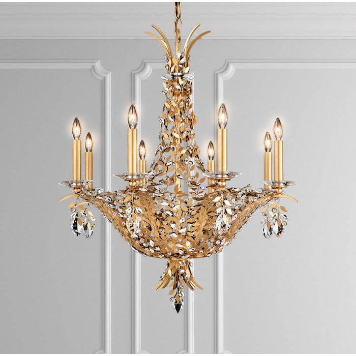 LAMP. COLGANTE CRISTAL CHANDELIER AMITYS 8L E12 60W