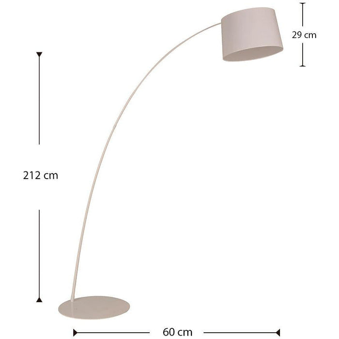 LAMP. PISO BLANCO 3L E27 40W (PANTALLA)