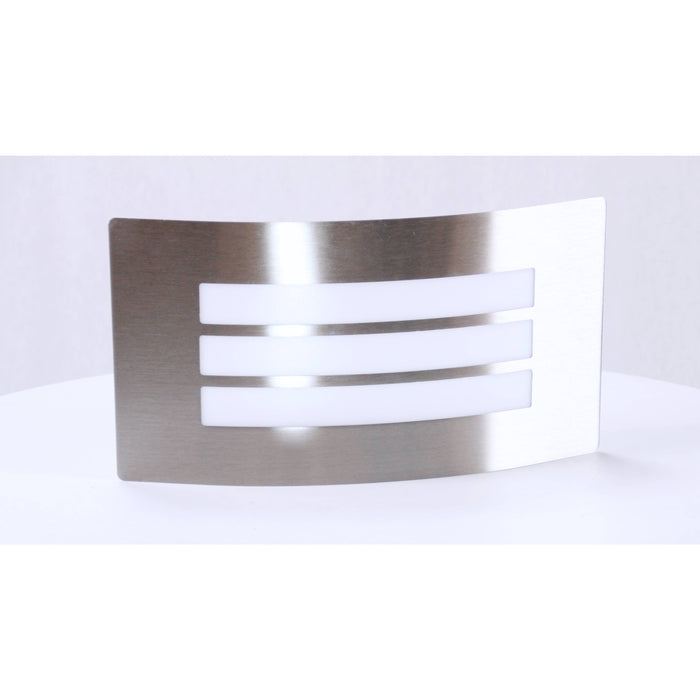 LAMP. EXT. PARED PLATEADO 1L E27 40W