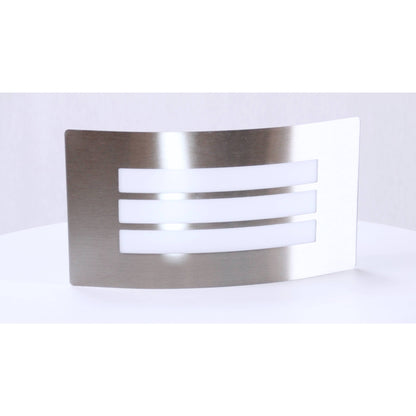 LAMP. EXT. PARED PLATEADO 1L E27 40W