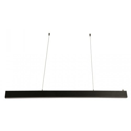 LAMP. LED COLGANTE NEGRO 1L 30W 100-277V 4000K