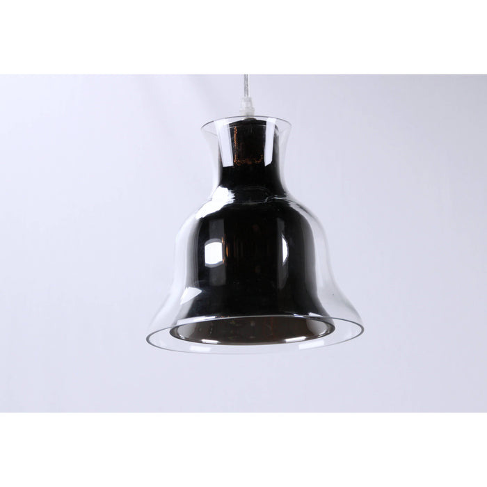 LAMP. COLGANTE NÍQUEL SATINADO 1L E27 60W