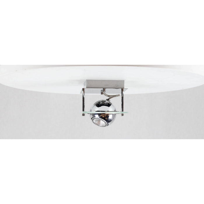 LAMP. TECHO REFLECTORA CROMO 1L GU10 50W