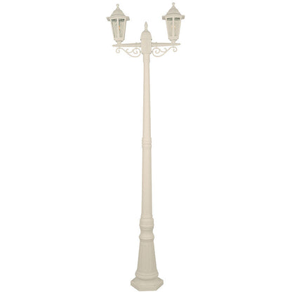 LAMP. EXT. POSTE BLANCO 2L E27 40W