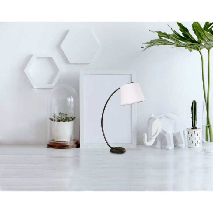 LAMP. MESA NEGRO 1L E27 60W (CUERPO)