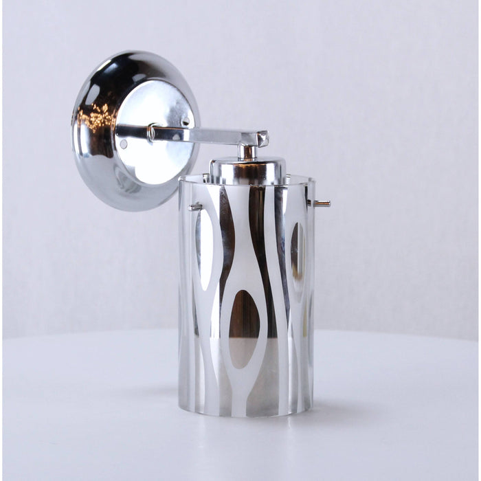 LAMP. PARED CROMO 1L E27 60W