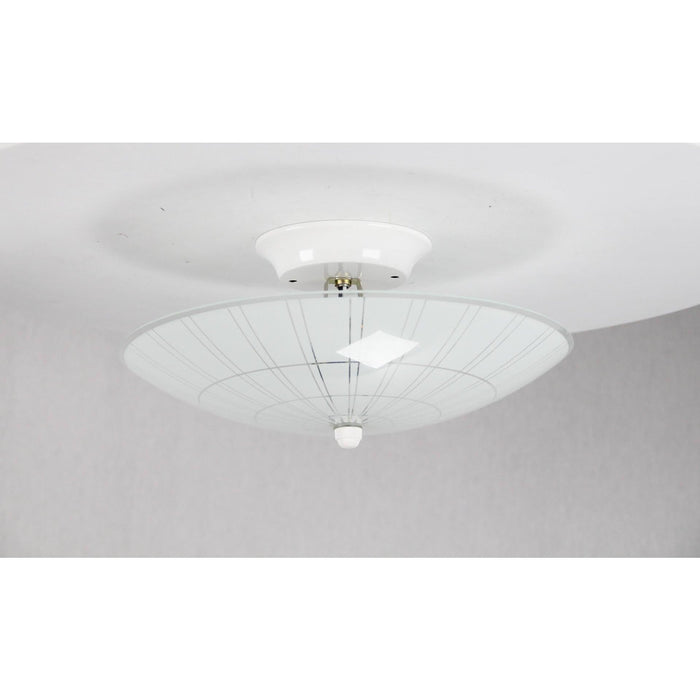 LAMP. TECHO BLANCO 2L E27 60W