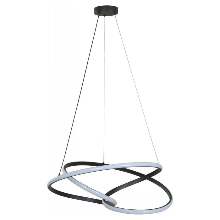 LAMP. LED COLGANTE NEGRO 36W 100-240V 3000K