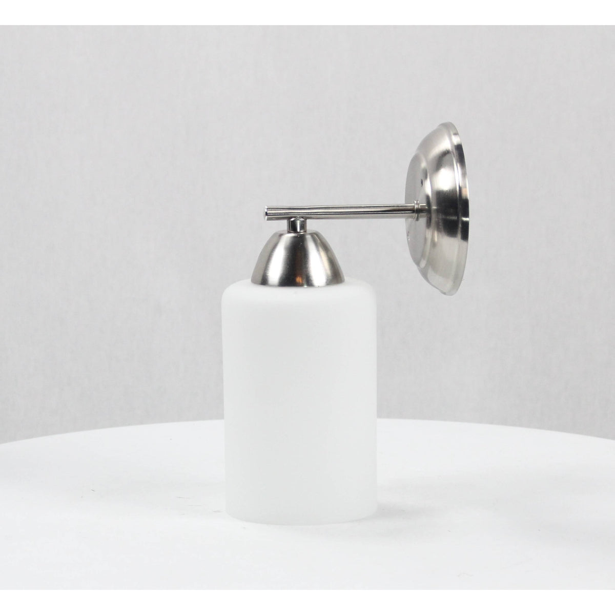 LAMP. PARED NÍQUEL SATINADO 1L E27 40W