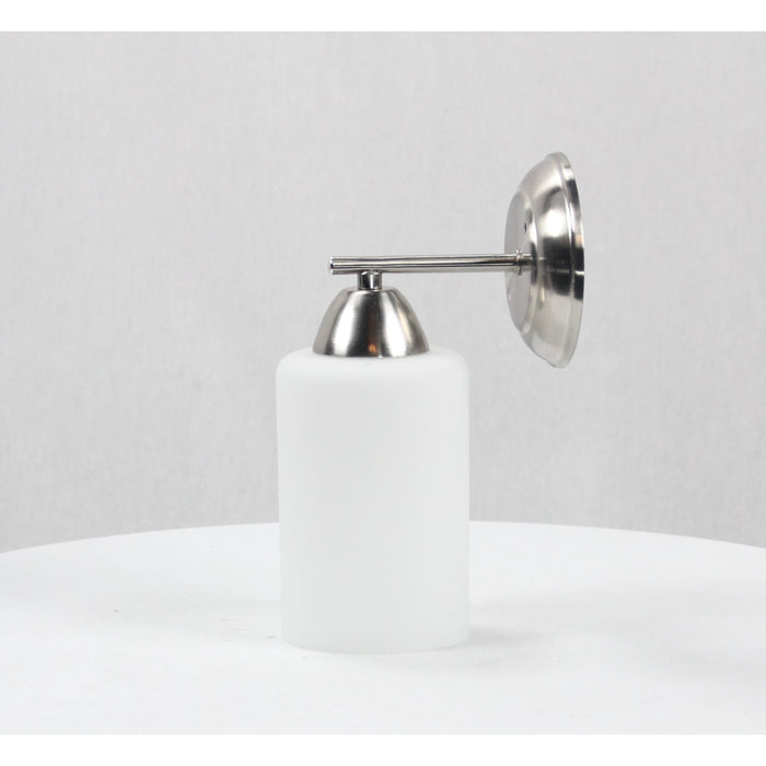 LAMP. PARED NÍQUEL SATINADO 1L E27 40W