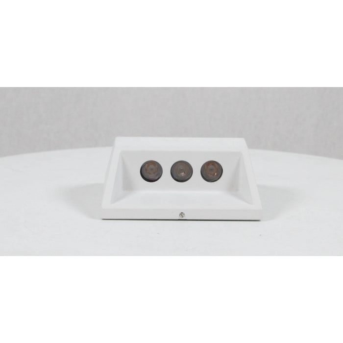 Lámpara Led Exterior  Pared Blanco 1L 7W 100-240V 3000K