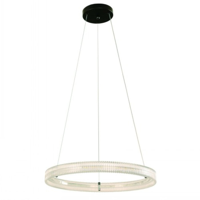 LAMP. LED COLGANTE NEGRO 12W 100-240V 3000K-4000K-6500K CCT EN LA BASE