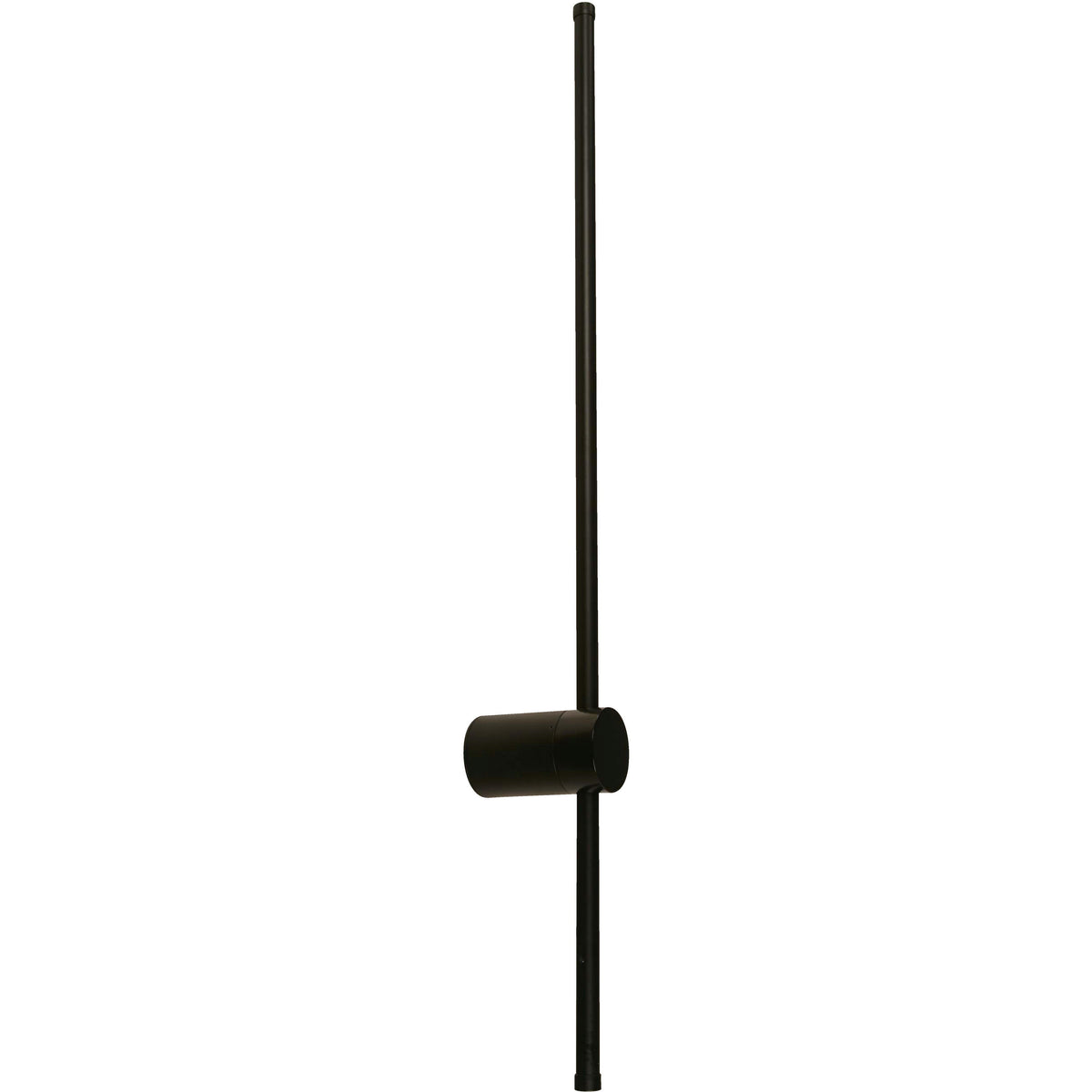 LAMP. LED PARED NEGRO 1L 7W 100-240V 3000K