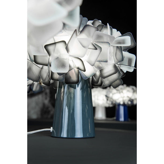 LAMP. MESA CLIZIA MINI GRIS 1L E14 6W