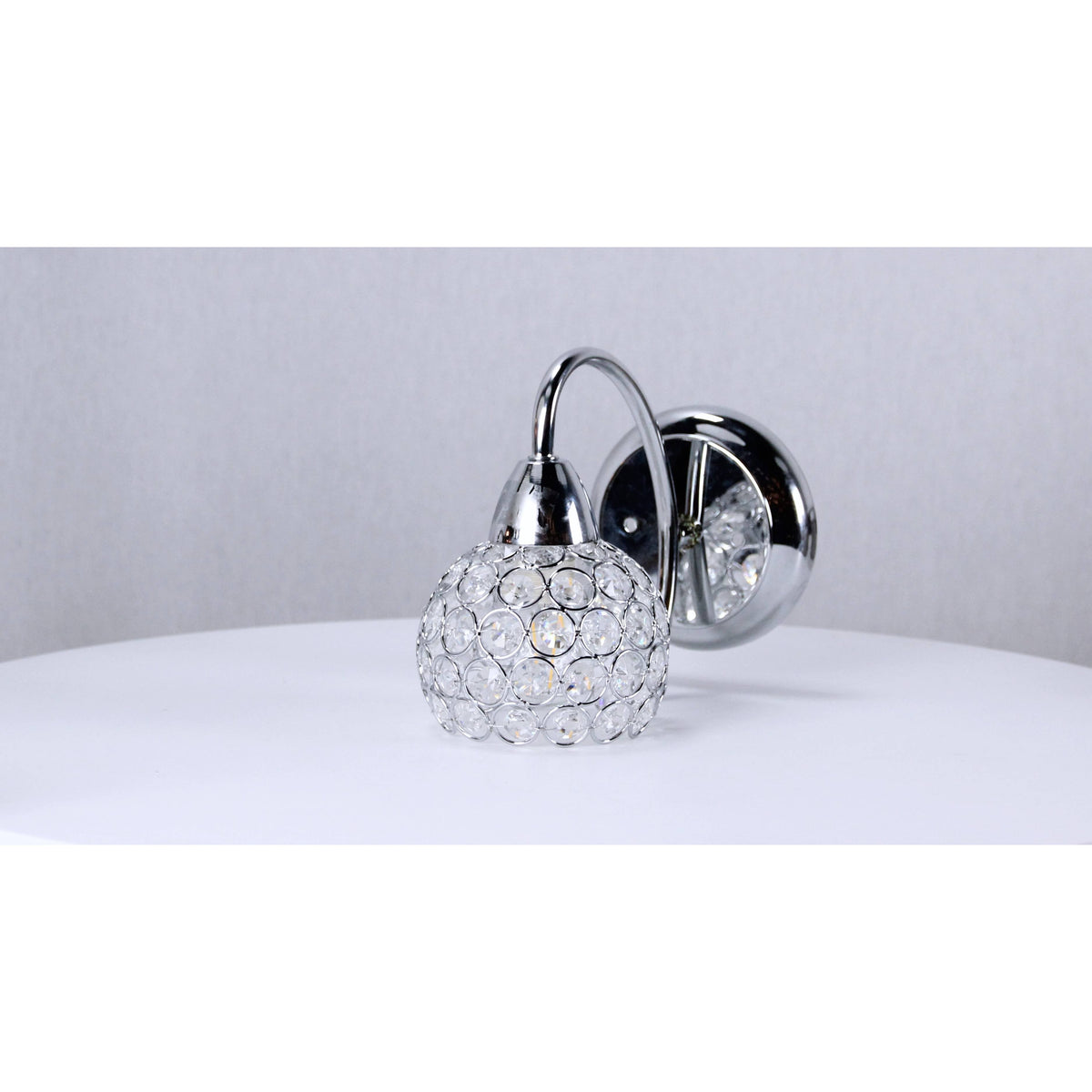 LAMP. PARED CROMO 1L E14 40W