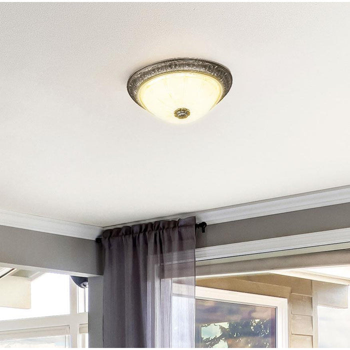 LAMP. TECHO GRIS 2L E27 60W