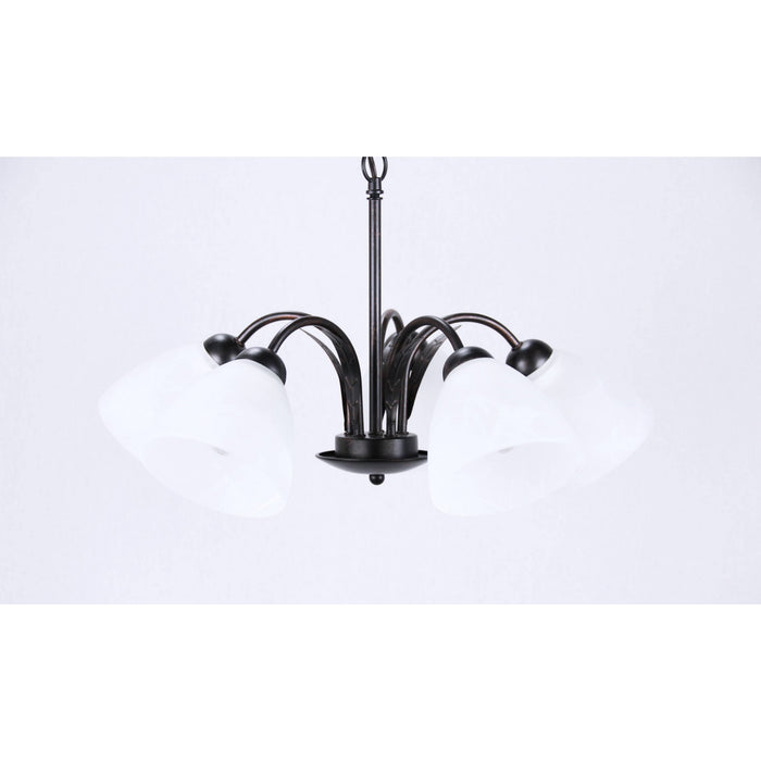 LAMP. TECHO NEGRO 5L E27 60W