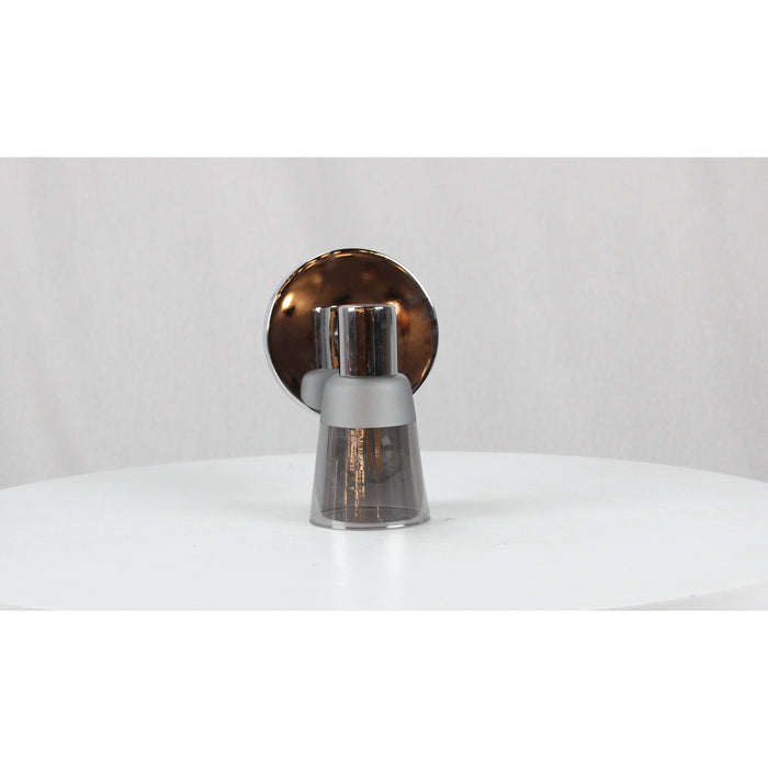 LAMP. TECHO REFLECTORA CROMO 1L E14 40W