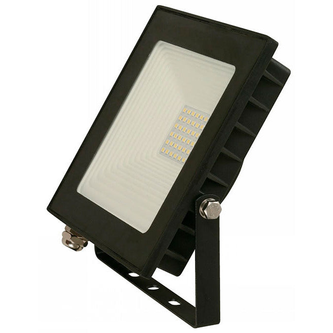 LAMP. LED EXT. REFLECTORA NEGRO 30W 100-240V 6500K