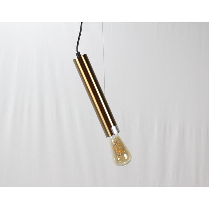 LAMP. COLGANTE BRONCE 1L E27 40W