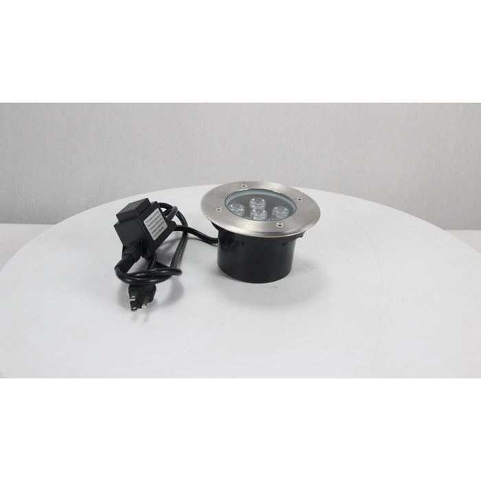 Lámpara Led Exterior  Piso Plateado 1L 6W 110-220V 6000K Sumergible
