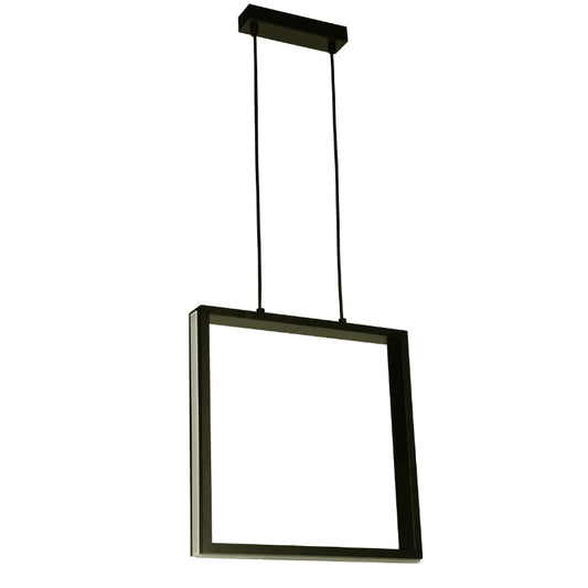 LAMP. COLGANTE LED NEGRO 24W 100-240V 3000/4000/6500K CONTROL REMOTO