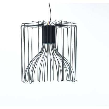LAMP. COLGANTE NEGRO 1L E27 40W