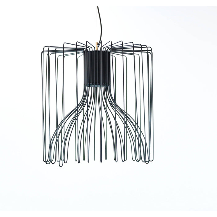 LAMP. COLGANTE NEGRO 1L E27 40W