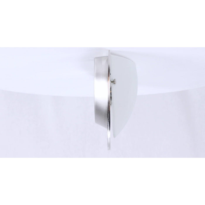 LAMP. PARED NÍQUEL SATINADO 1L E27 60W