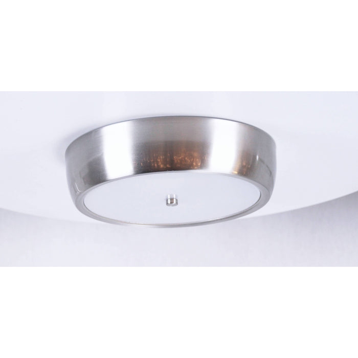 LAMP. TECHO NIQUEL SATINADO 1L E27 60W