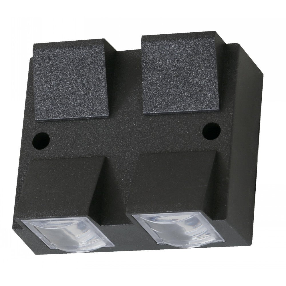 LAMP. LED EXT. DE PARED NEGRO 5W 100-240V 3000K