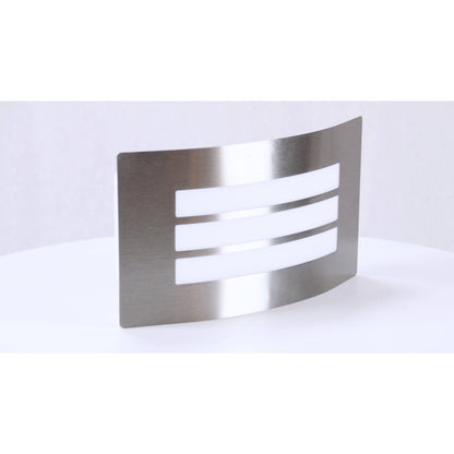LAMP. EXT. PARED PLATEADO 1L E27 40W