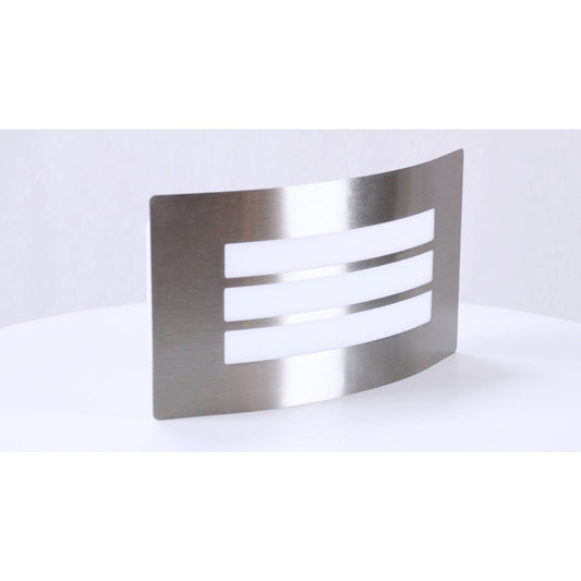 LAMP. EXT. PARED PLATEADO 1L E27 40W