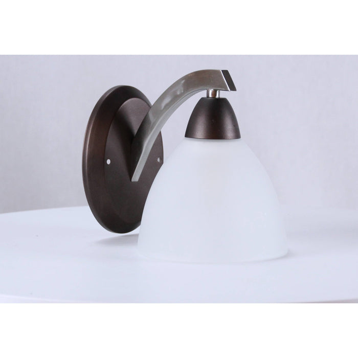 LAMP. PARED NÍQUEL SATINADO 1L E27 60W
