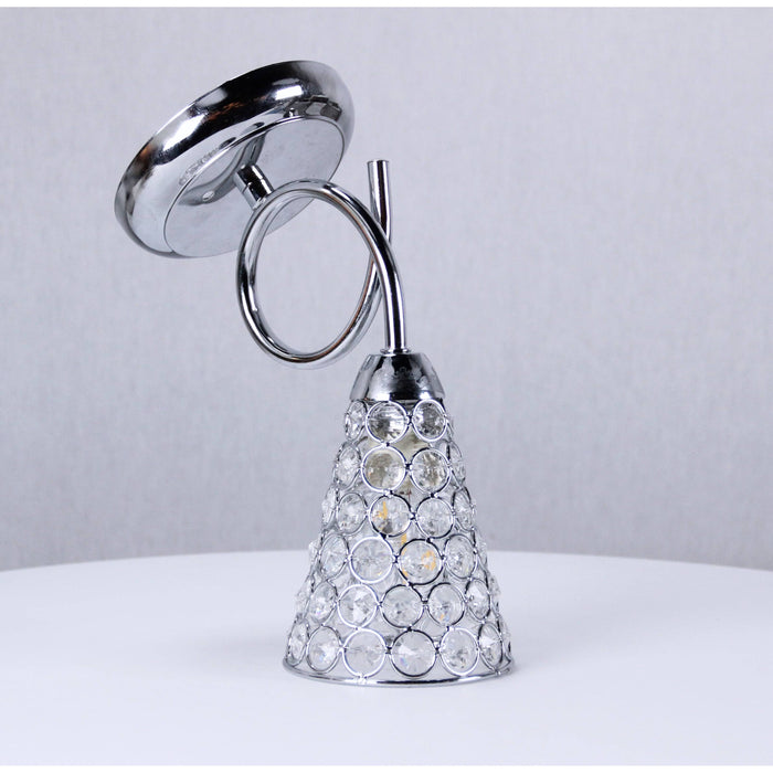 LAMP. PARED CROMO 1L E14 40W