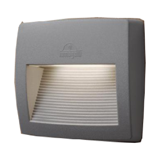 LAMP. EXT. PARED LORENZA 190 GRIS 1L R7S 7.5W CCT