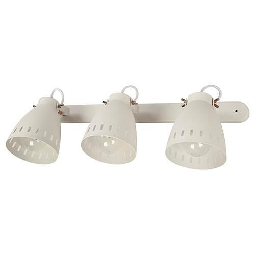 Lámpara Pared Reflectora Blanco 3L E27 60W