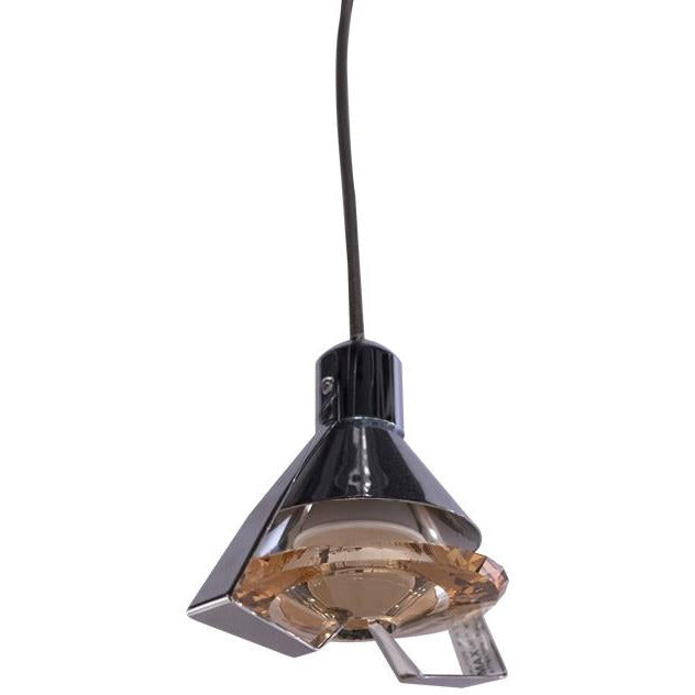 LAMP. COLGANTE ATLAS SELECT MOON CROMADO 1L GZ10 50W