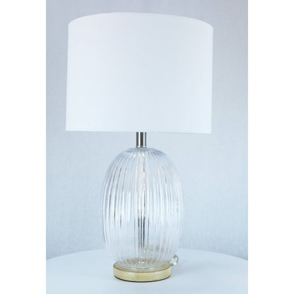 LAMP. MESA TRANSPARENTE 1L E27 100W