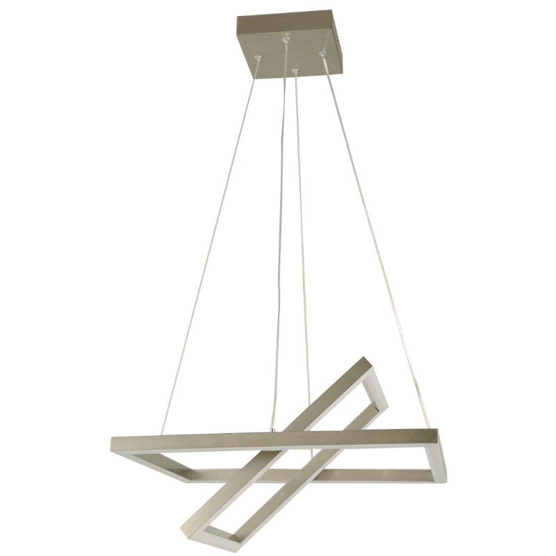 LAMP. LED TECHO NÍQUEL SATINADO 30W 100-240V 3000K