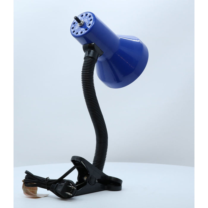 LAMP. ESCRITORIO DE HORQUILLA AZUL Y NEGRO 1L E27 40W