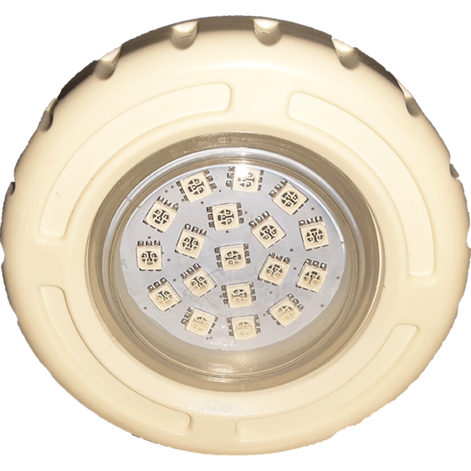 LAMP. LED EXT. PISO BLANCO 1L 3W 12V 6000K SUMERGIBLE