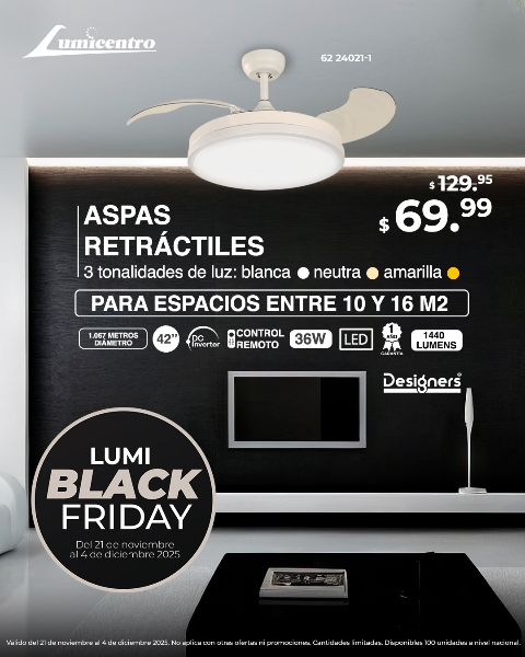 Abanicos con aspas plegables